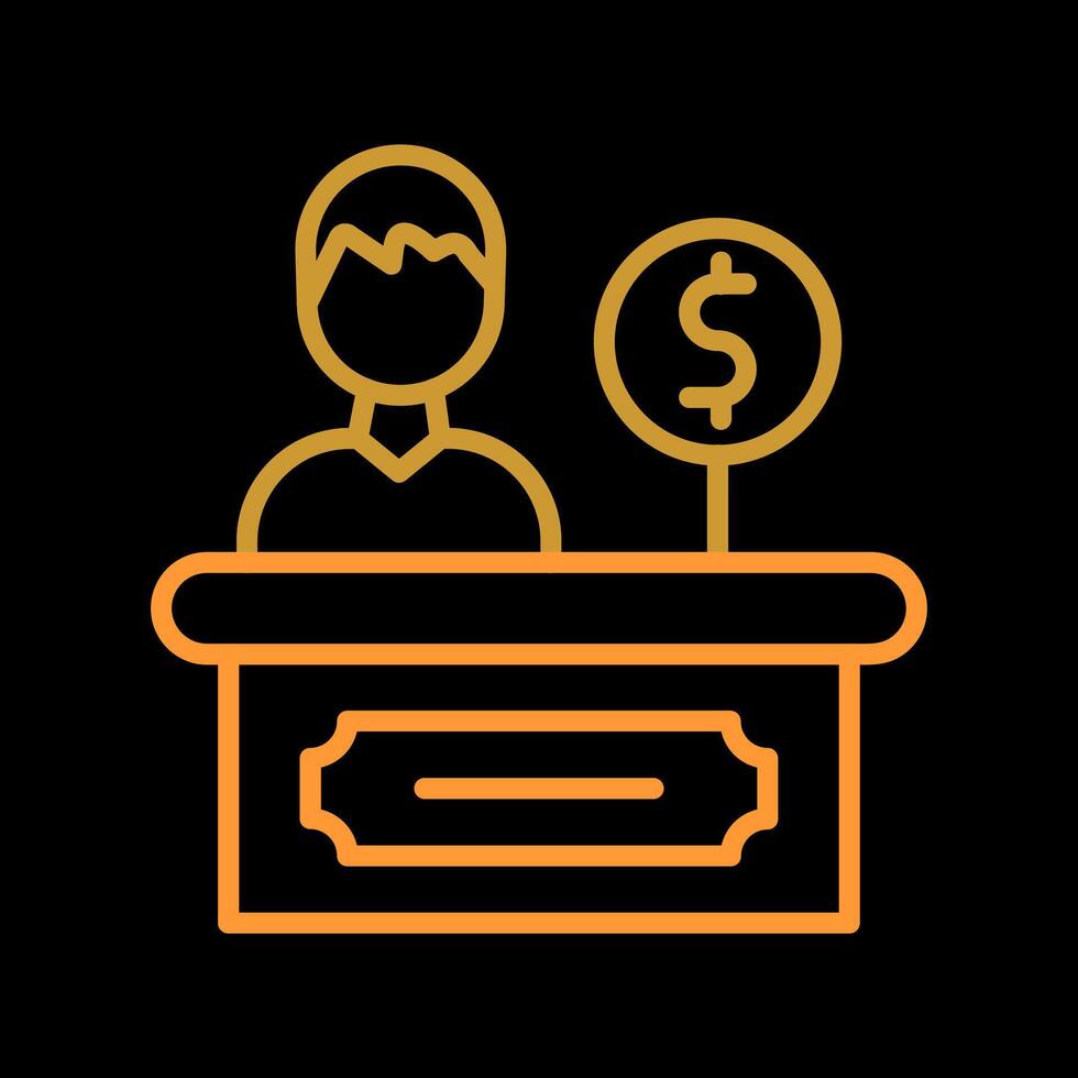 Cashier Icon Design vector