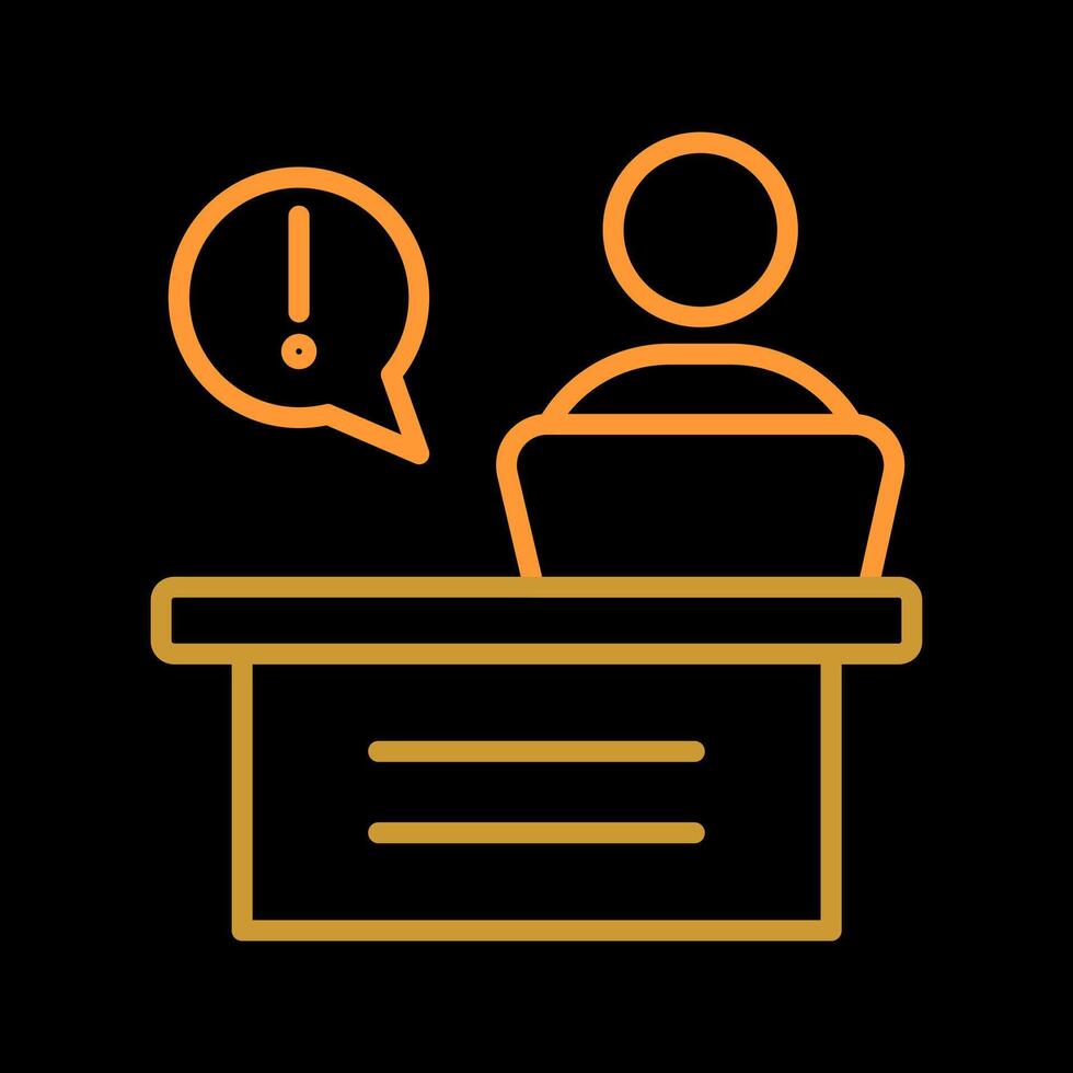 Service Desk Icon Design vector