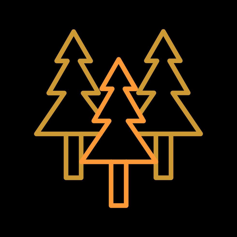 Evergreen Tree Icon Design vector