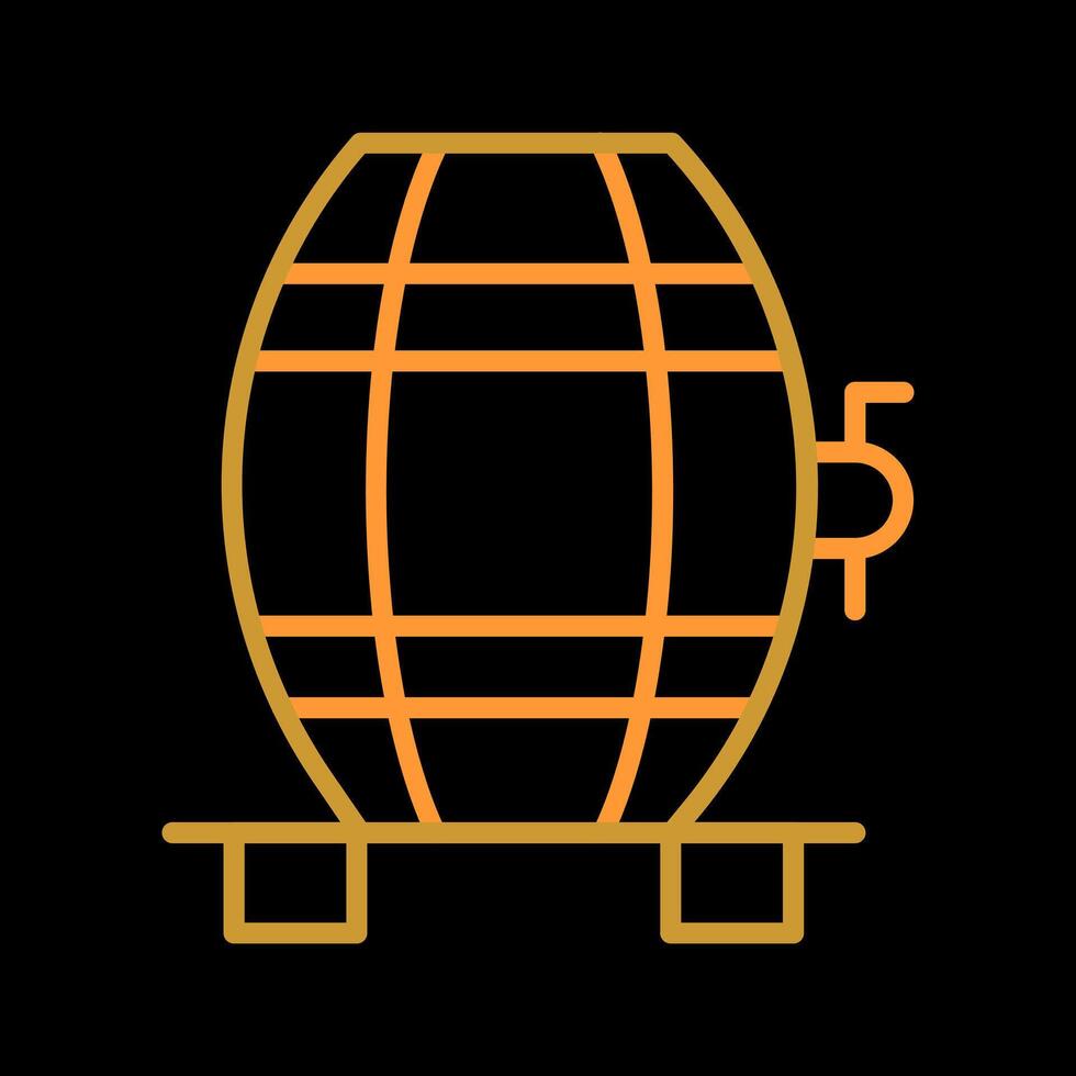 Wine Cask Icon Design vector