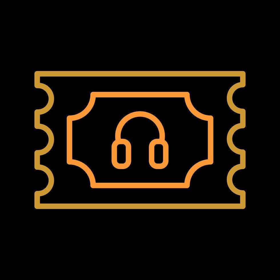 Support Ticket Icon Design vector