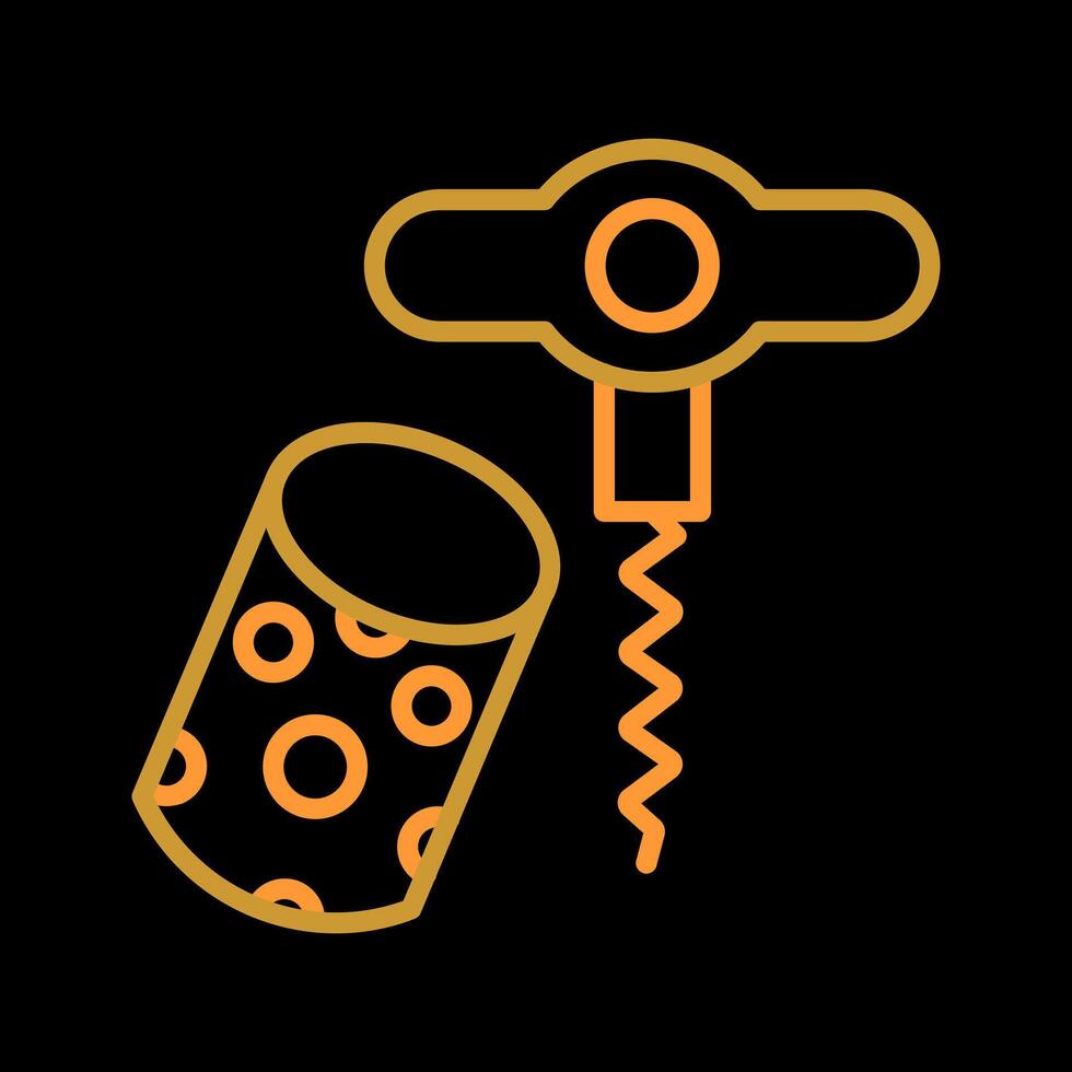 Wine Cork Icon Design vector