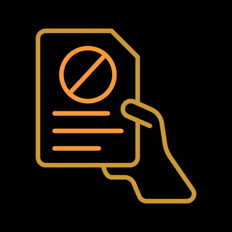 Resignation Icon Design vector
