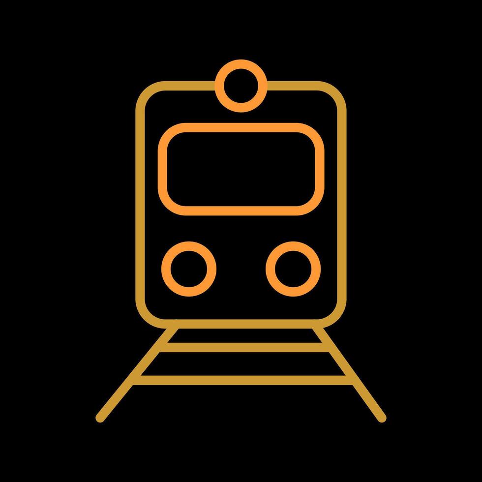 Railway Car Icon Design vector