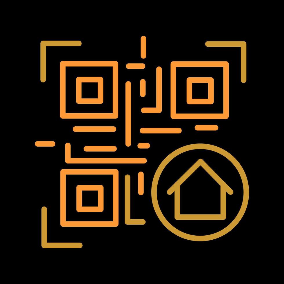 QR Code Menu Icon Design vector