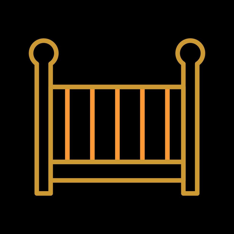 Nursery Cots Icon Design vector