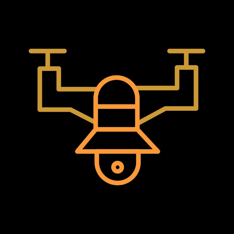 Drone Photography Icon Design vector