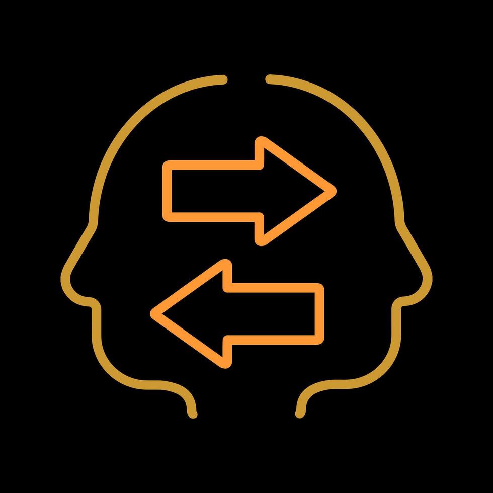 Knowledge Sharing Icon Design vector