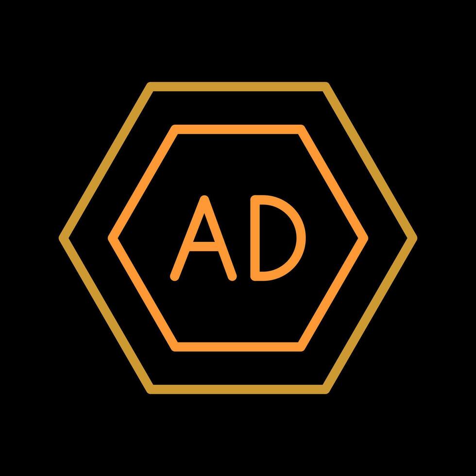 Ad Blocker Icon Design vector