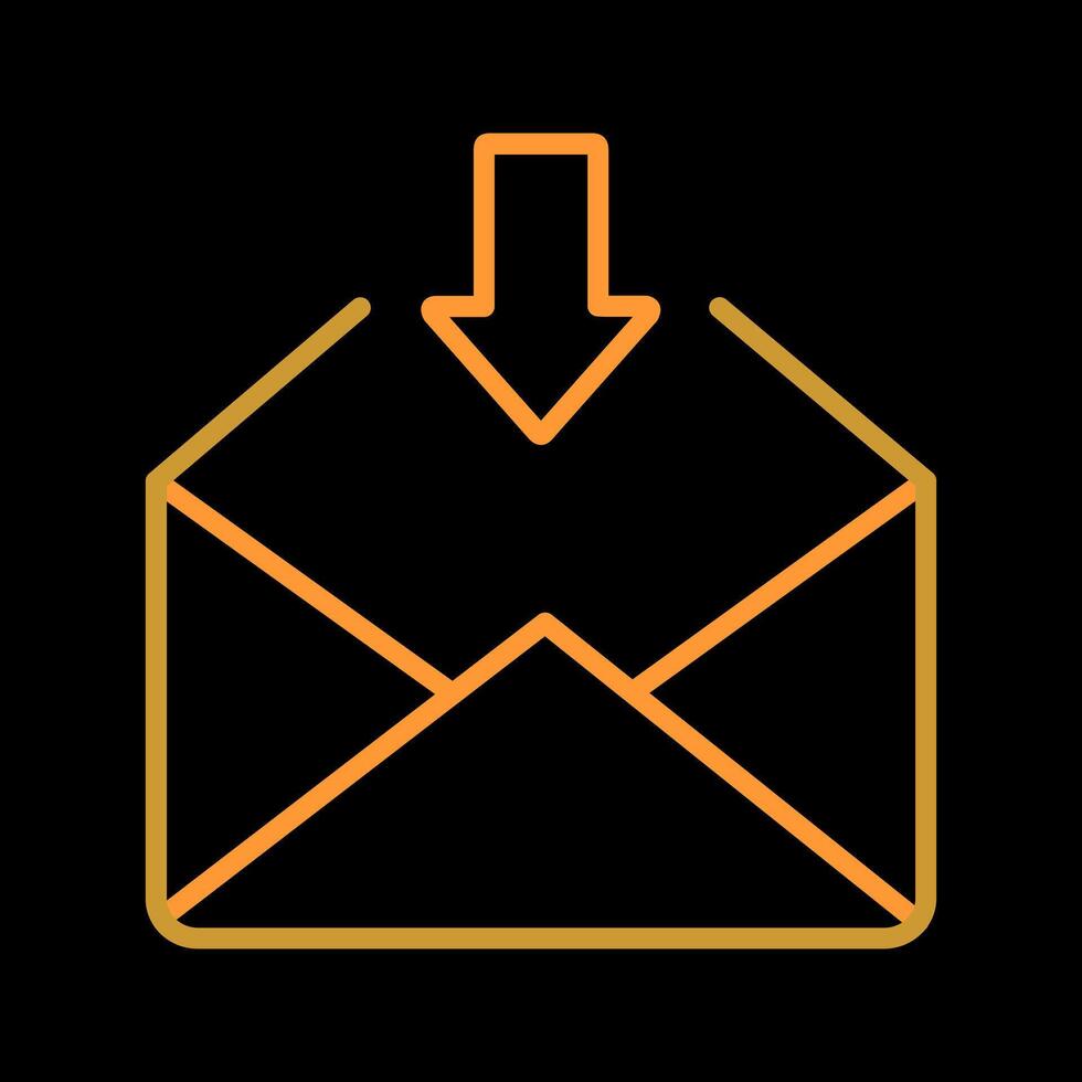 Receive Icon Icon Design vector