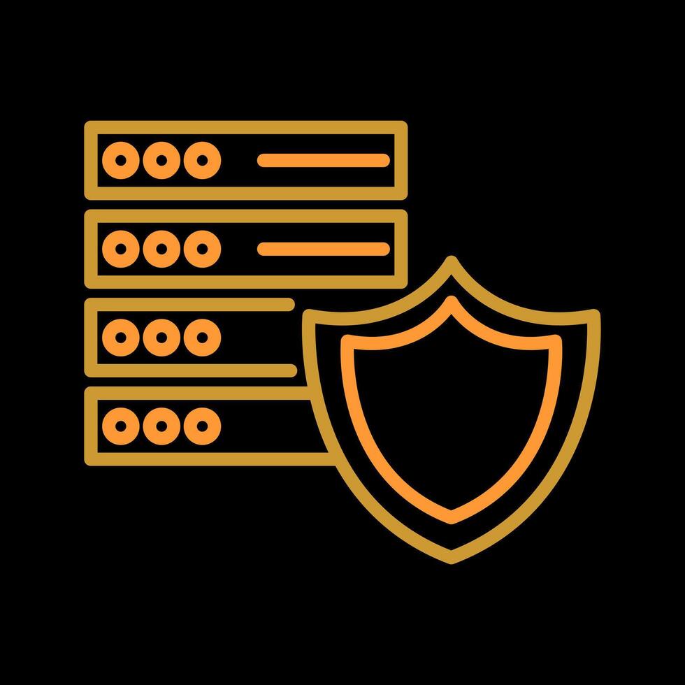 Data Protection Icon Design vector