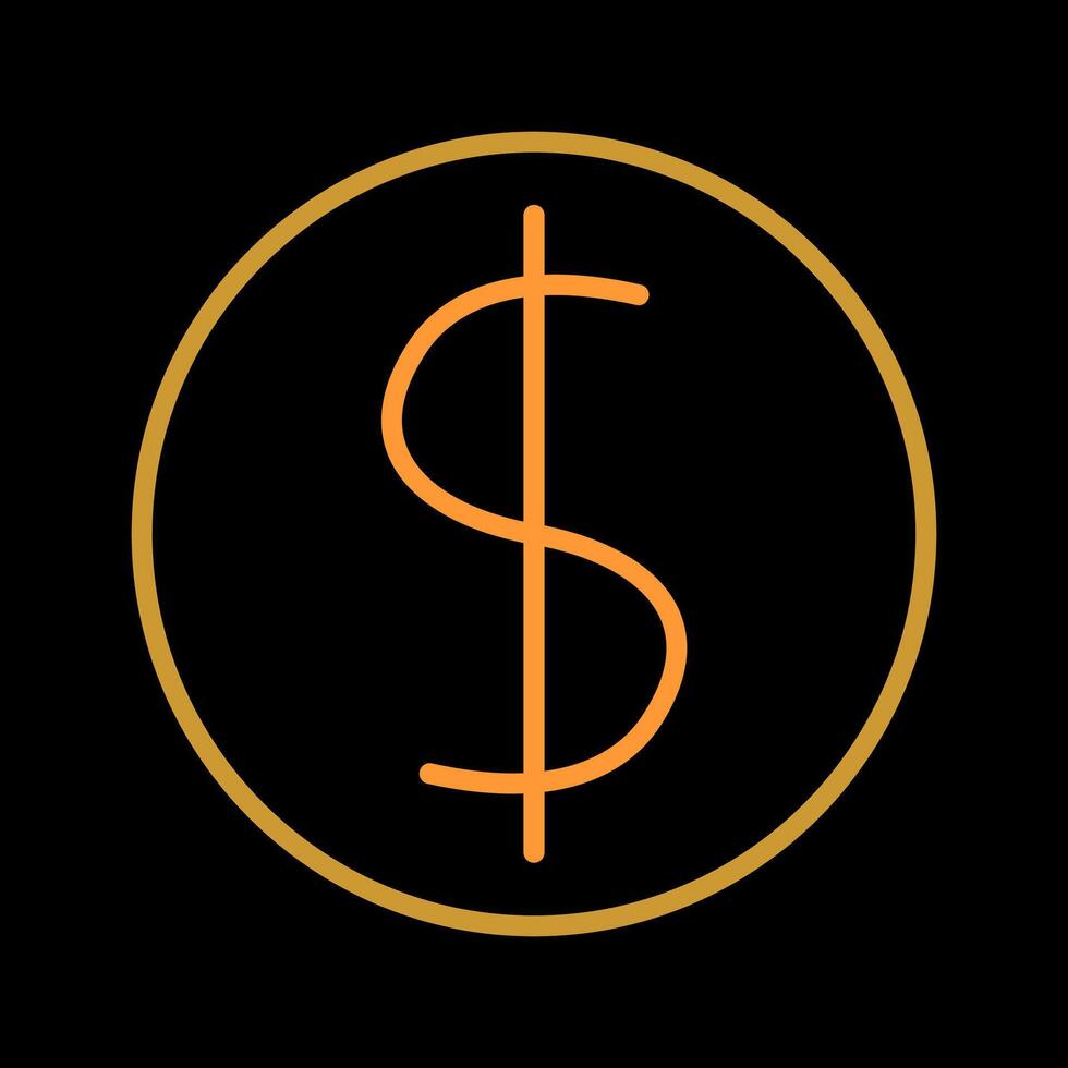 Dollar Icon Design vector