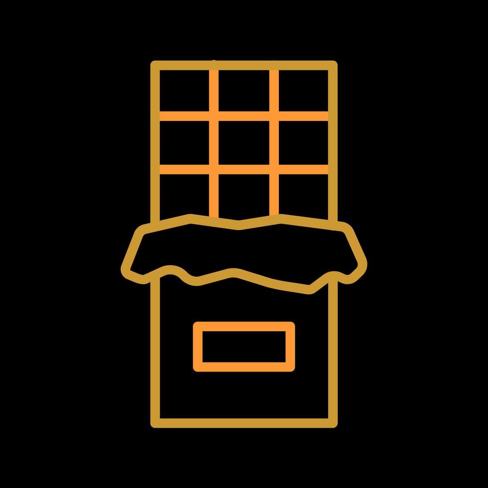 Chocolate Bar Icon Design vector