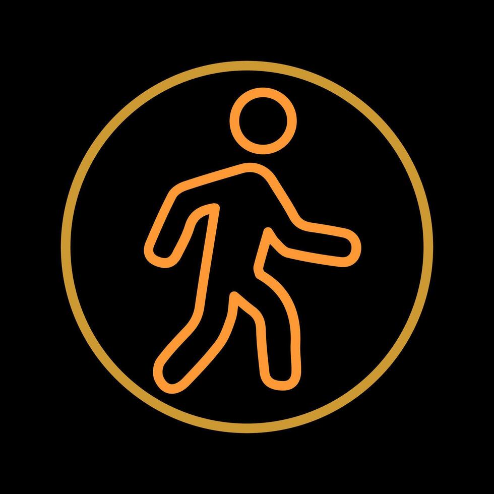 Person Walking Icon Design vector