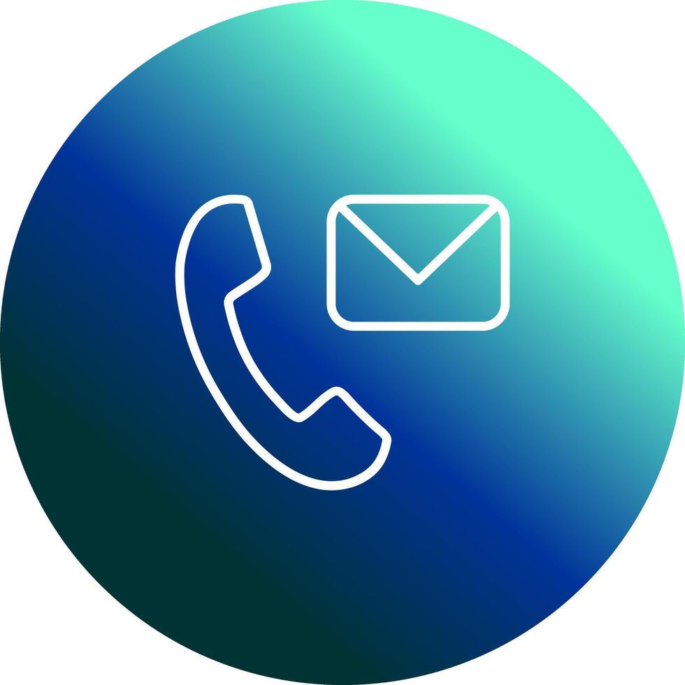 Contact Us Icon Design vector