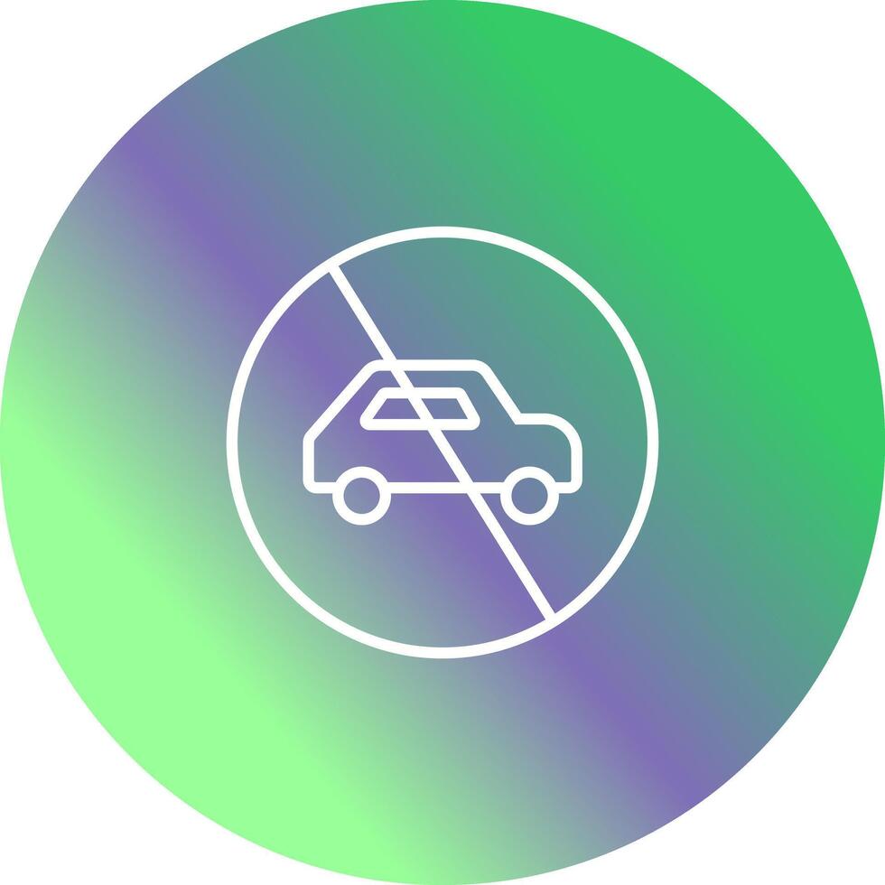 Prohibited Sign Icon Design vector