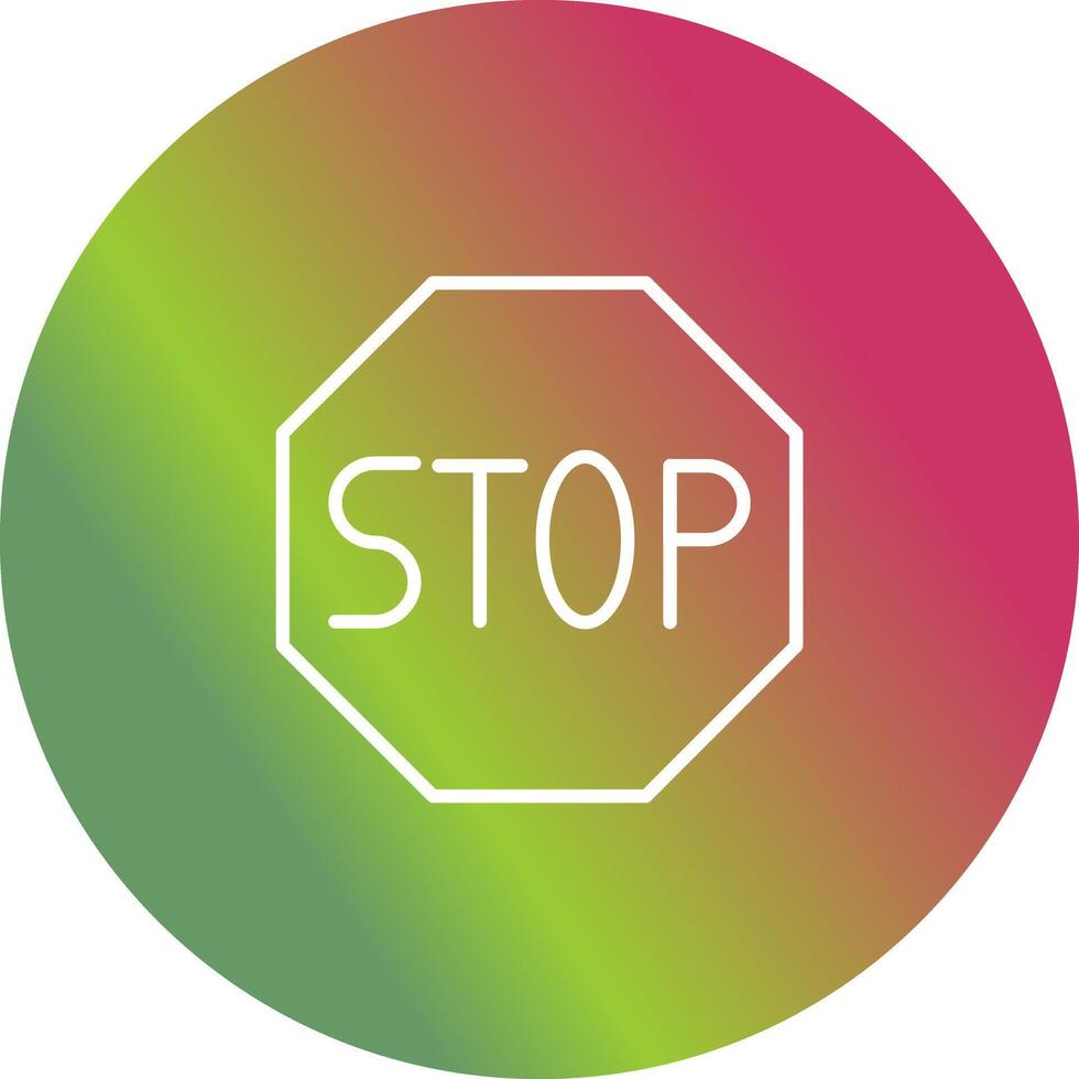 Stop Sign Icon Design vector