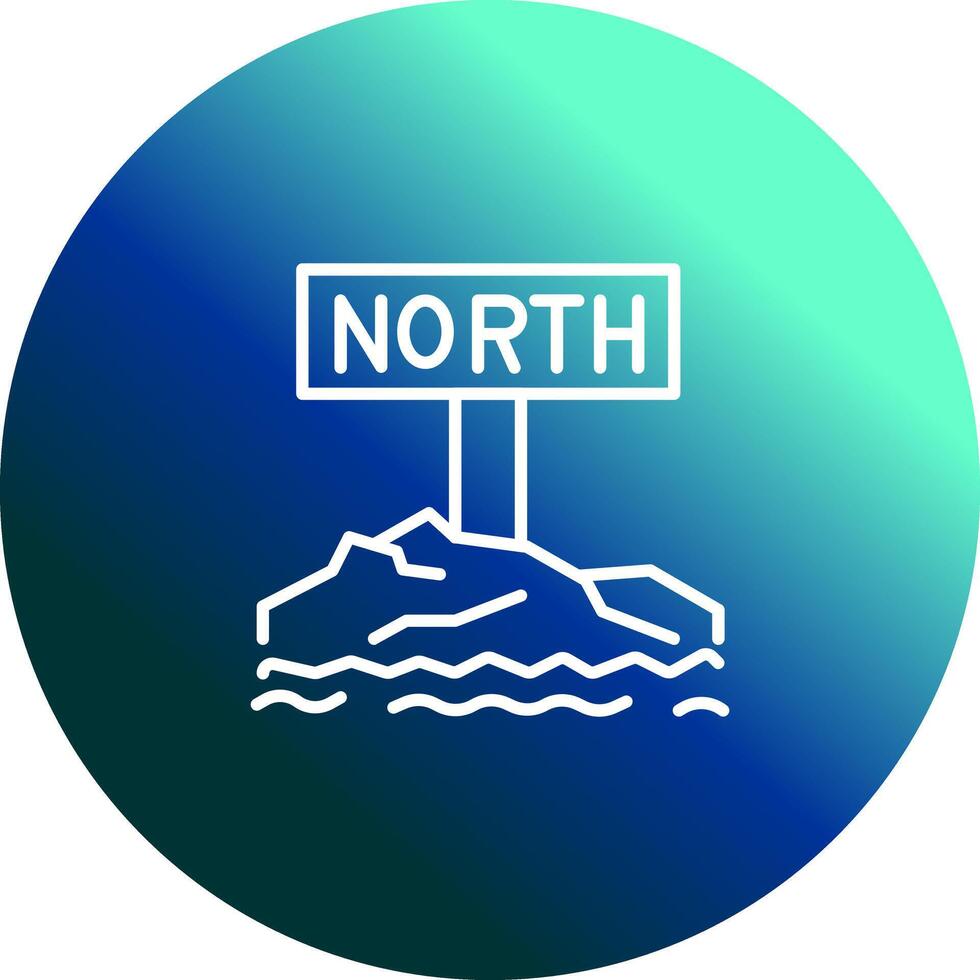 Northpole Icon Design vector