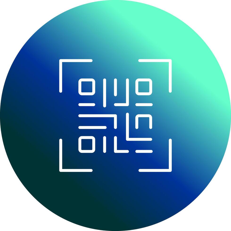 QR Code Generator Icon Design vector