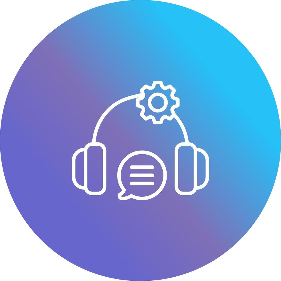 Technical Support Icon Design vector
