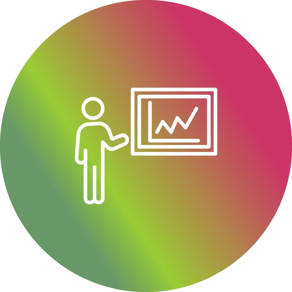 Presentation Icon Design vector