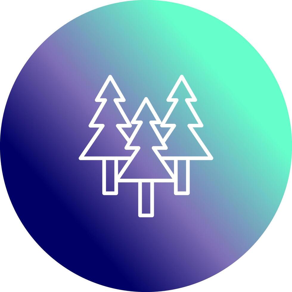 Evergreen Tree Icon Design vector