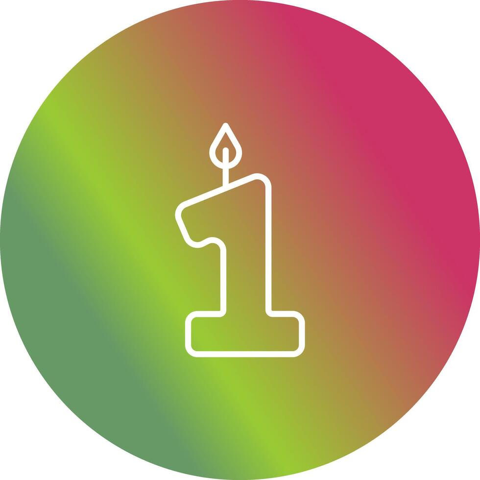 Age Number Icon Design vector