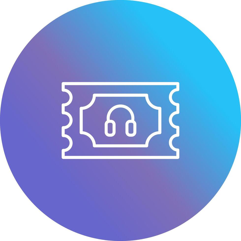 Support Ticket Icon Design vector