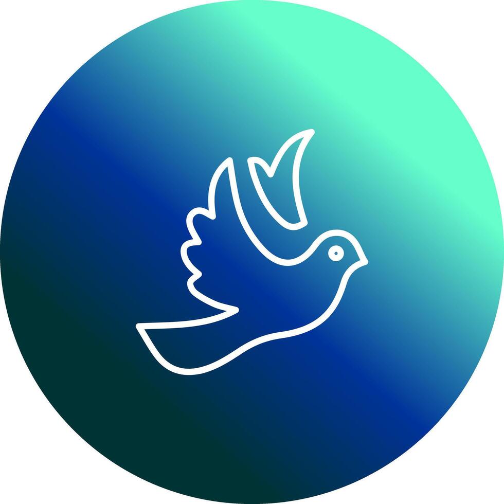 Dove of Peace Icon Design vector