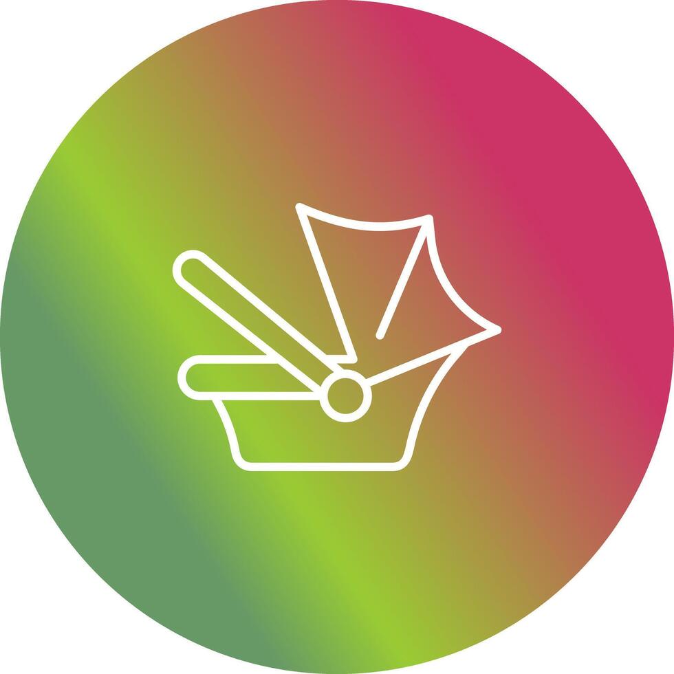 Car Seat Safety Icon Design vector