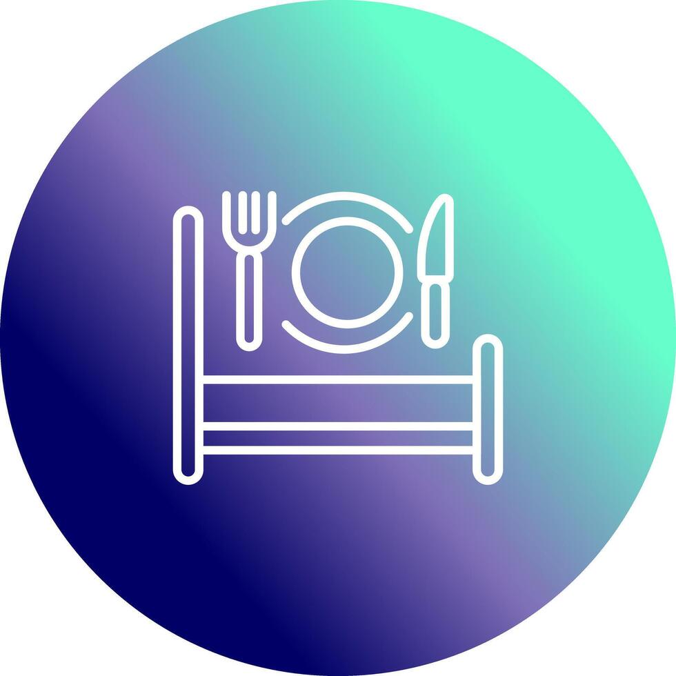 Breakfast in Bed Icon Design vector