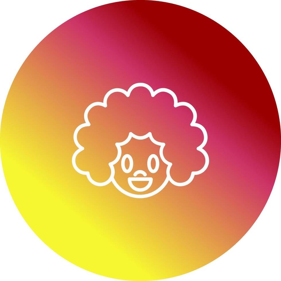 Clown Face Icon Design vector