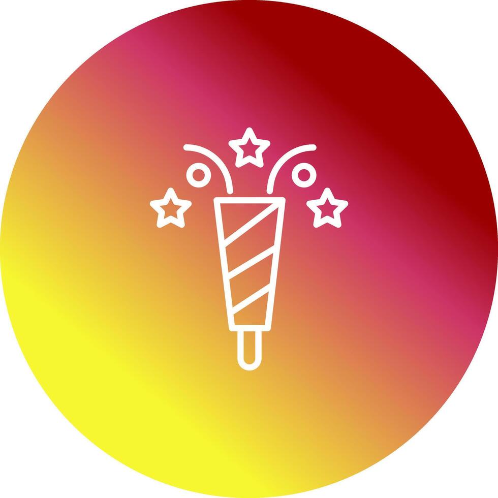 Popper Icon Design vector