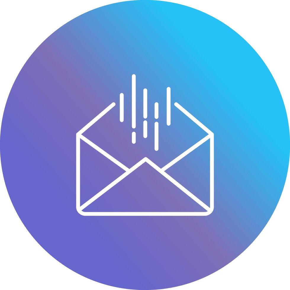Mail Sorting Icon Design vector