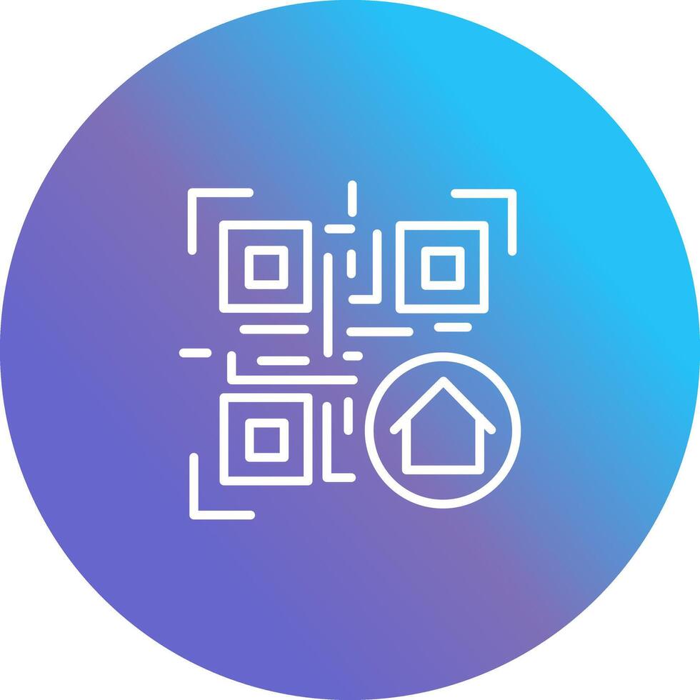 QR Code Menu Icon Design vector
