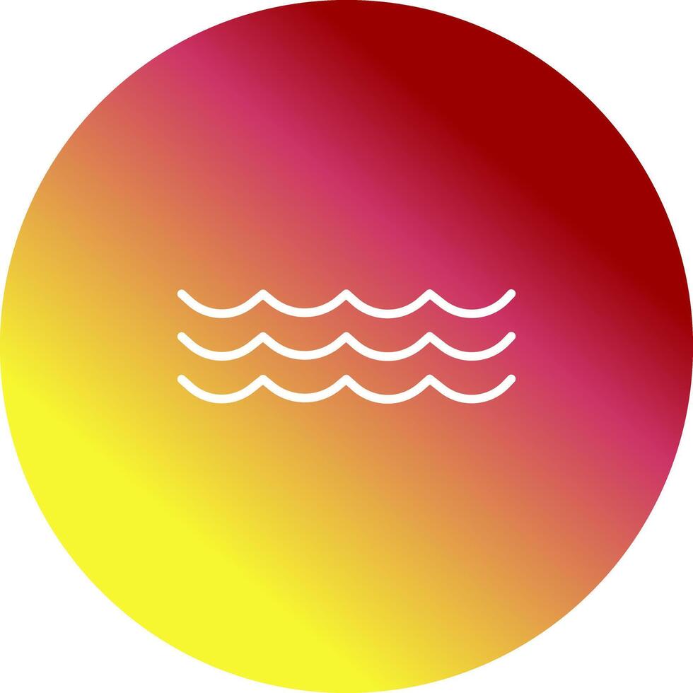 Water Wave Icon Design vector