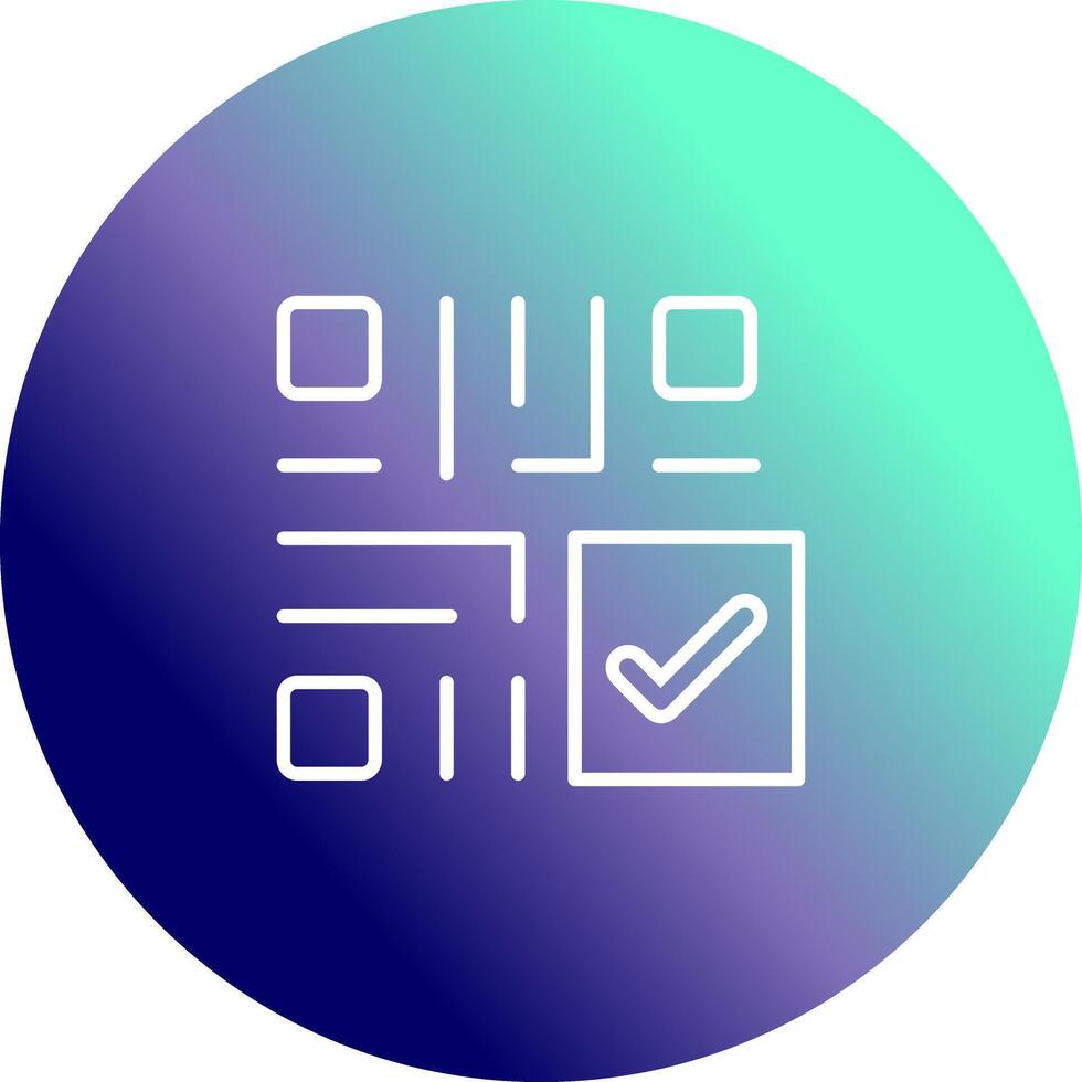 QR Code Checkout Icon Design vector