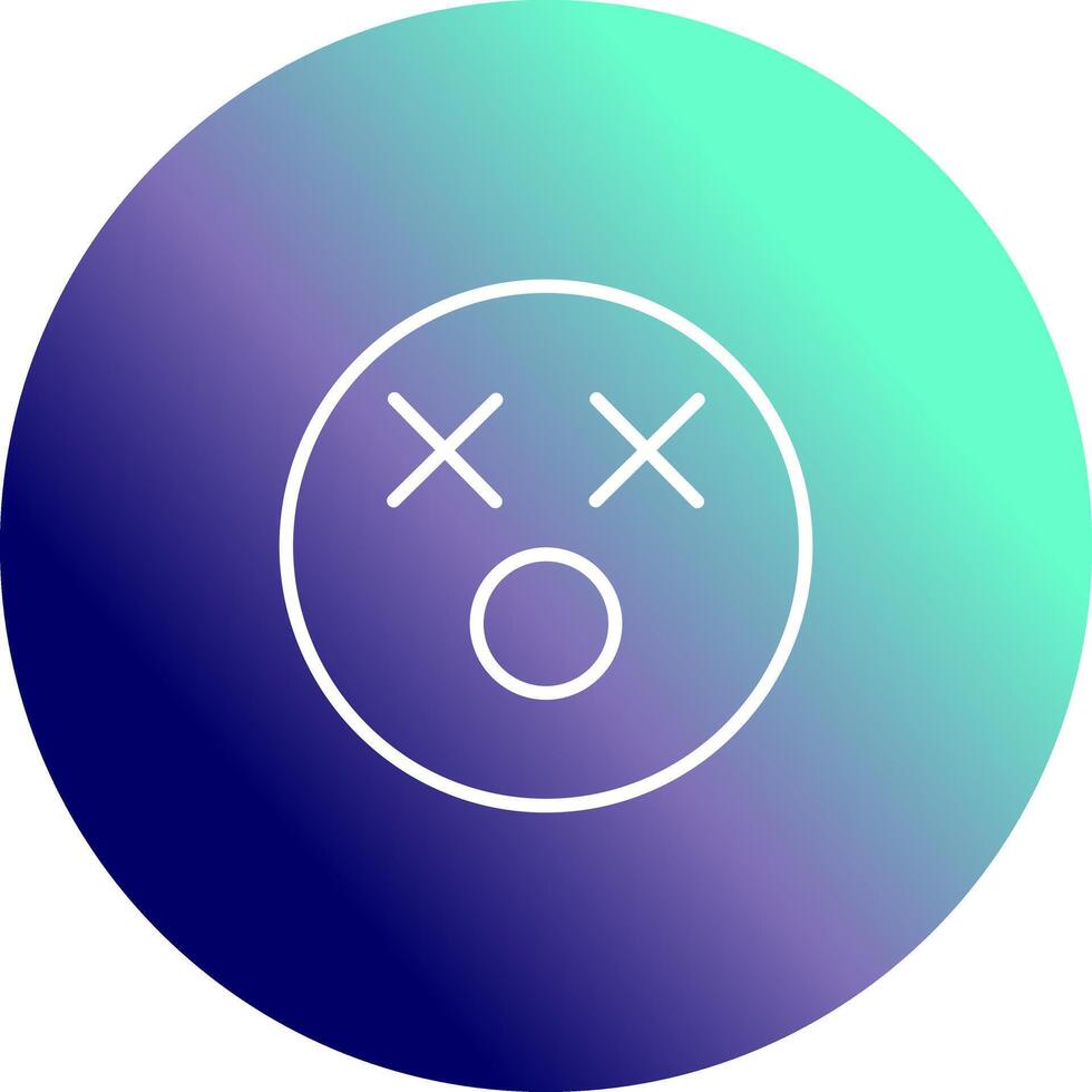 Dizzy Face Icon Design vector