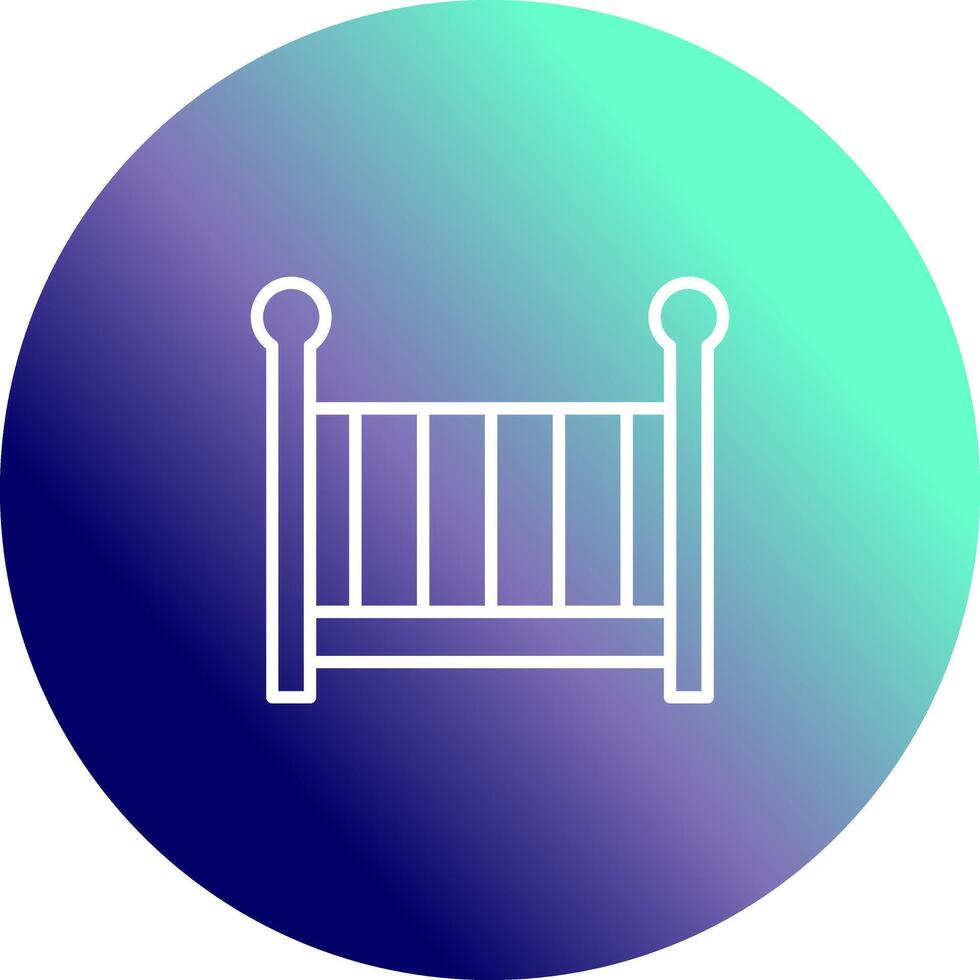 Nursery Cots Icon Design vector