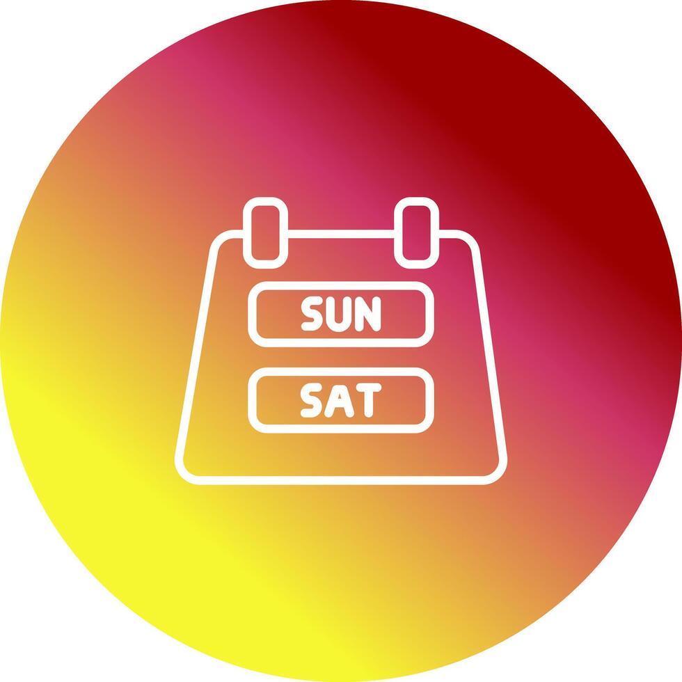 Weekend Getaway Icon Design vector