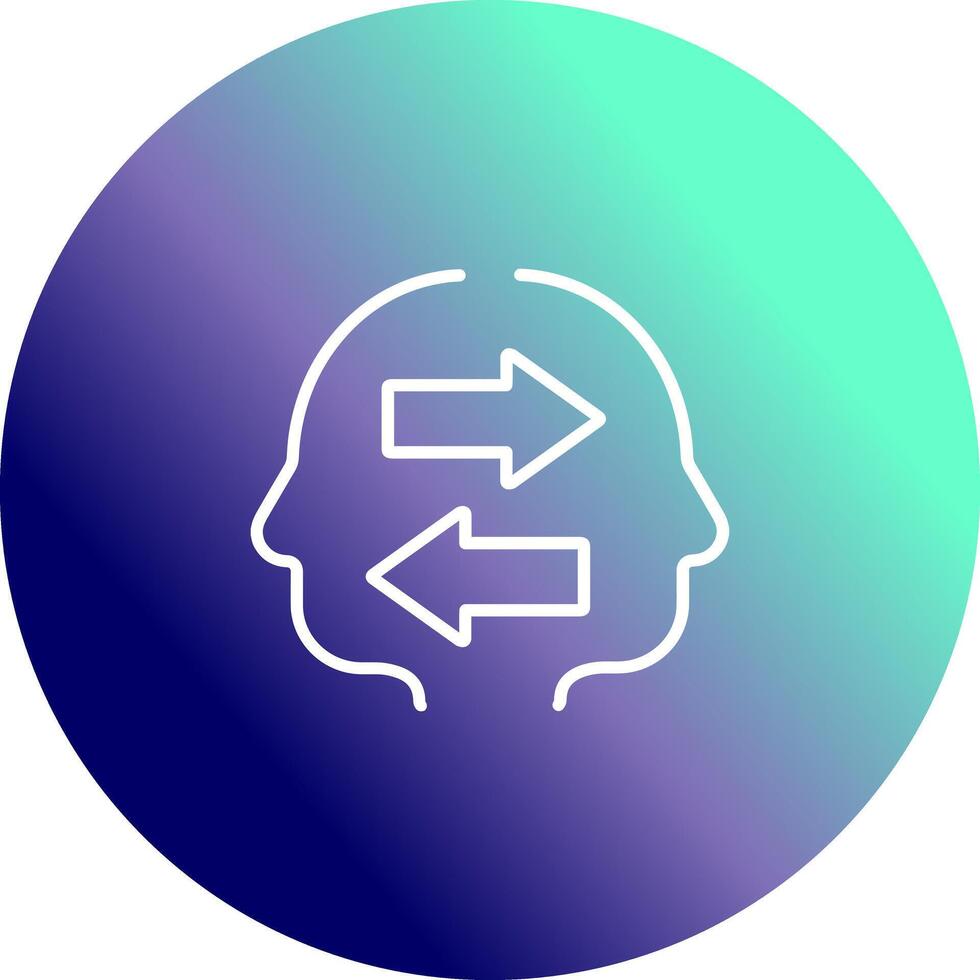 Knowledge Sharing Icon Design vector