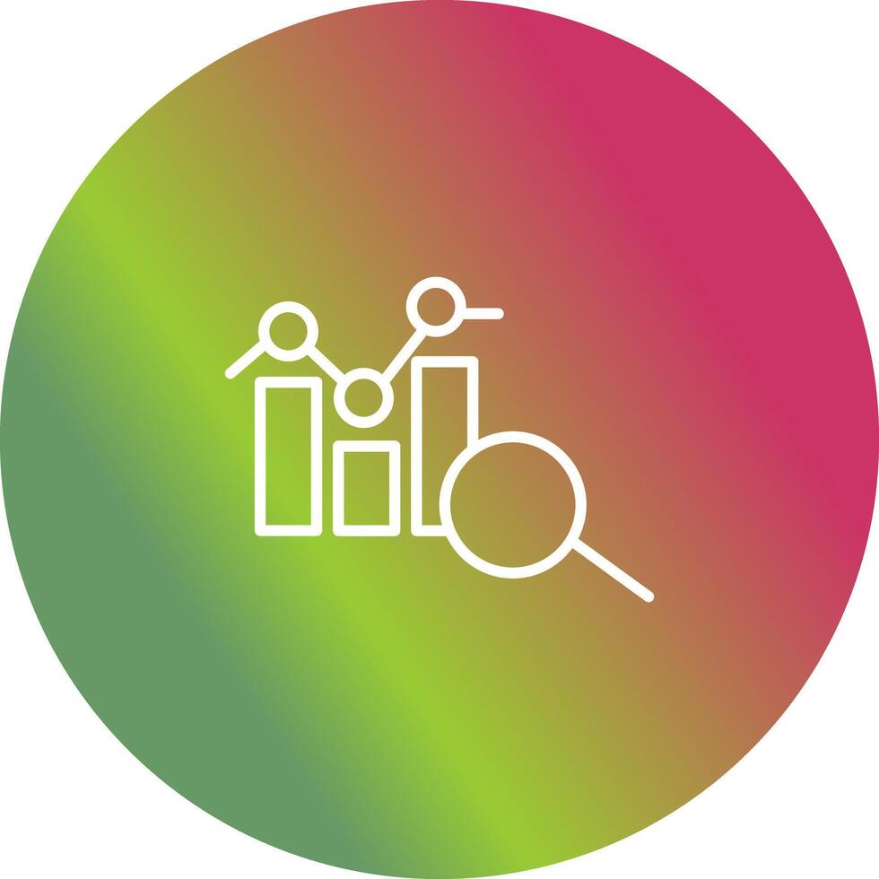Data Analytics Icon Design vector