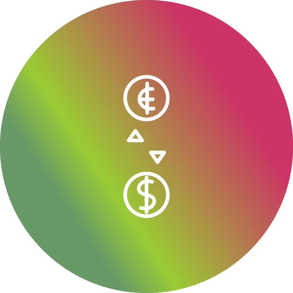 Currency Exchange Icon Design vector
