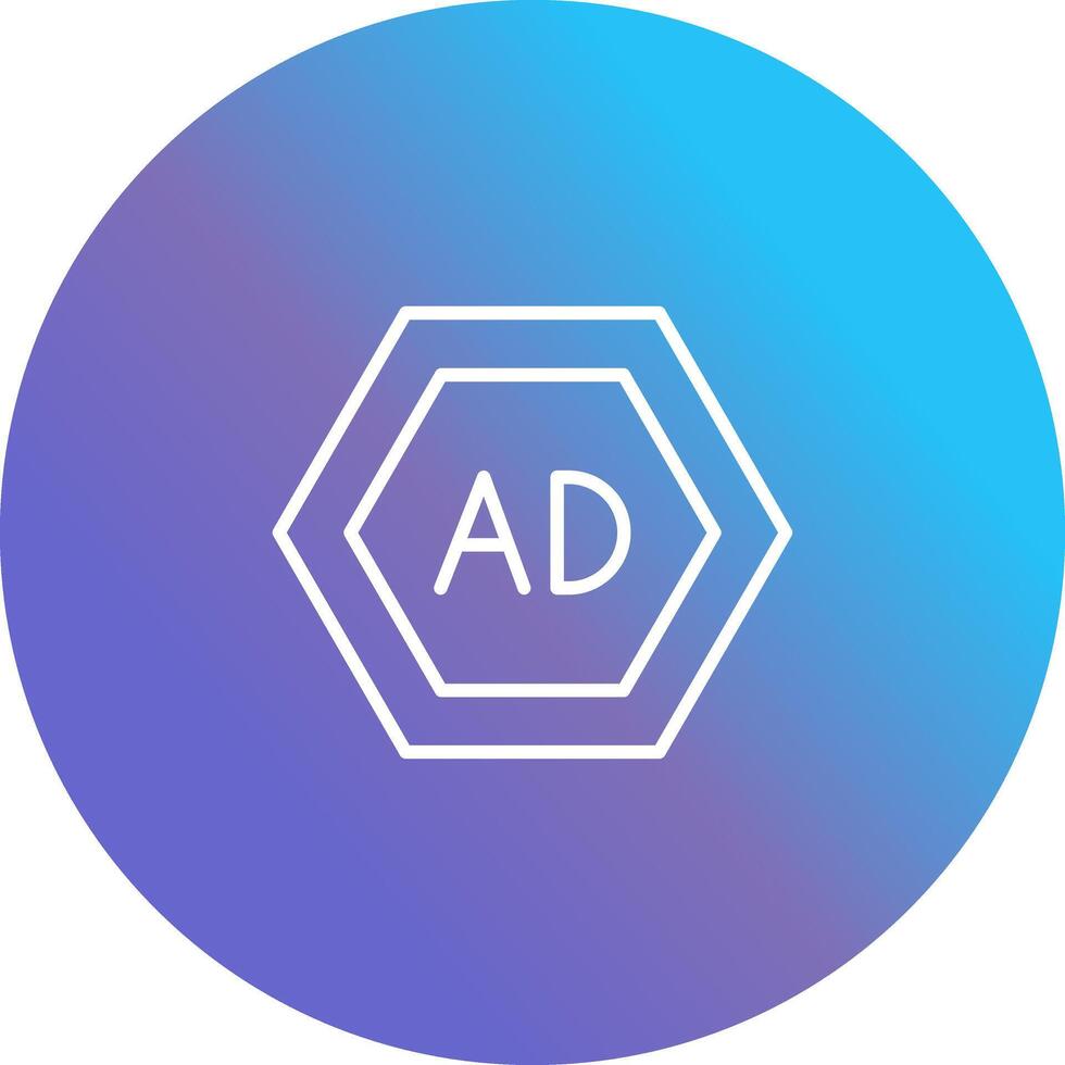 Ad Blocker Icon Design vector