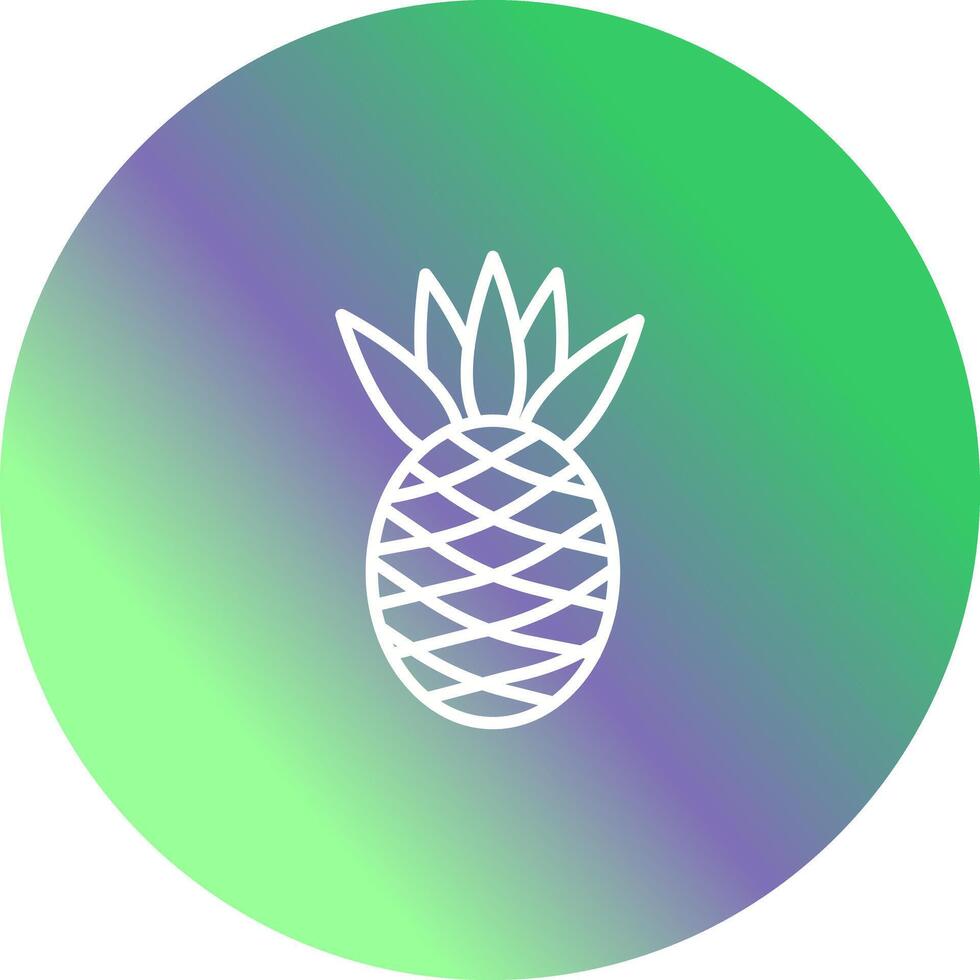 Pineapple Icon Design vector