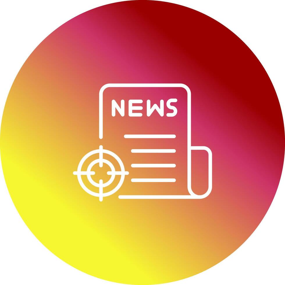 News Scoop Icon Design vector
