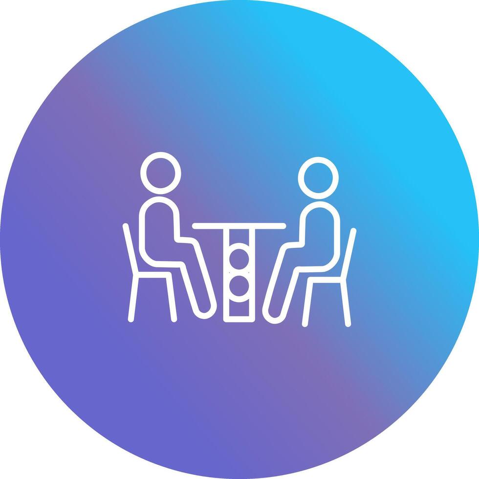 Family Dinner Icon Design vector