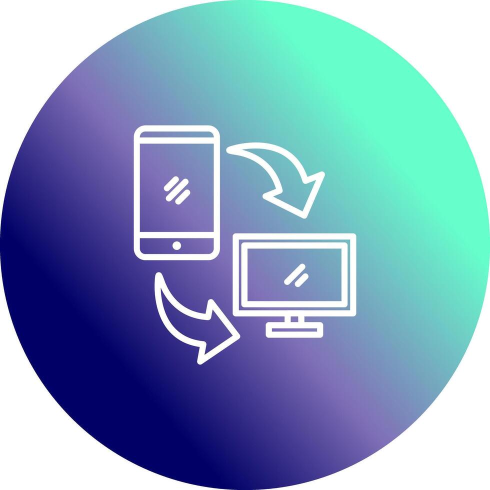 Synchronization Icon Design vector