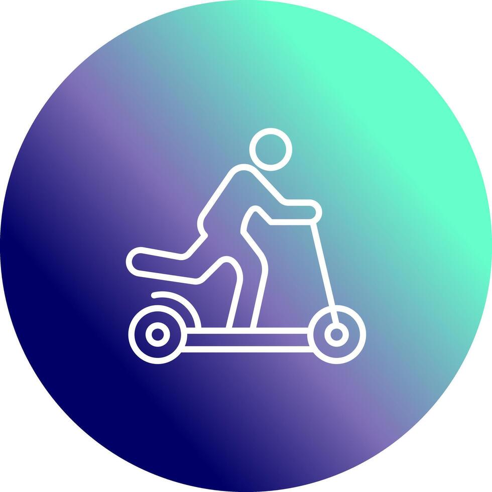 Kick Scooter Icon Design vector