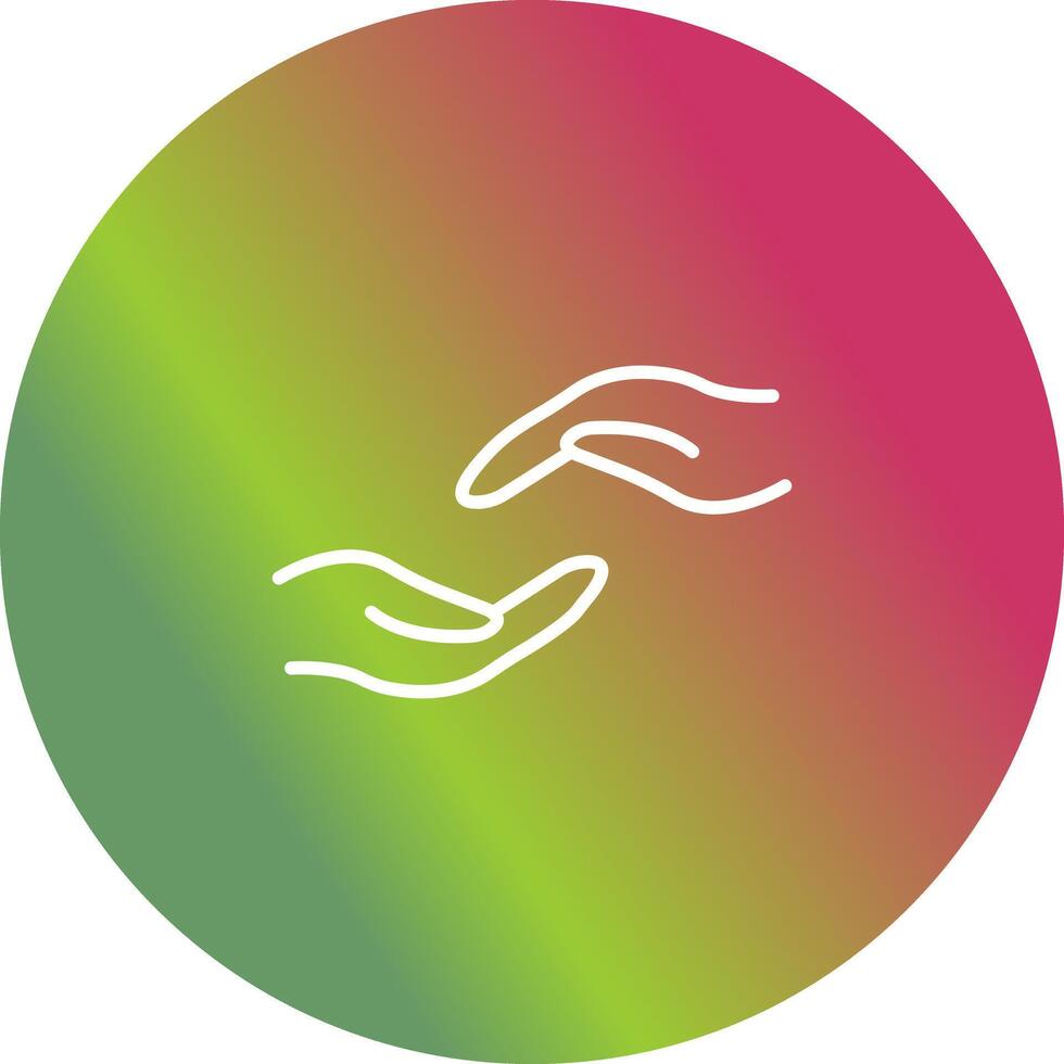 Supportive Hand Icon Design vector